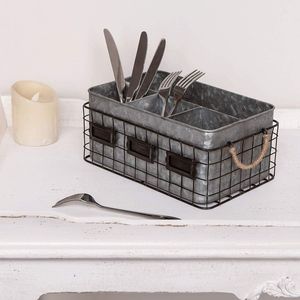 Premium Craft <b>Metal</b> Cutlery Holder <b>For</b> Exclusive Kitchen Accessories Showcasing Skilled <b>Metal</b> Art Detail - Product Image 6