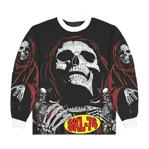 Streetwear shirt night scene graphic art print oversized fit soft cotton 100% cotton T-shirt for men loose fit printed - Product Image 2