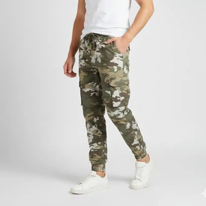 Pantalones Cargo de Moda Urbana para Hombre, con Múltiples Bolsillos, Tejido de Camuflaje, Fabricación OEM, Logotipo de Marca Personalizado Impreso - Product Image 4