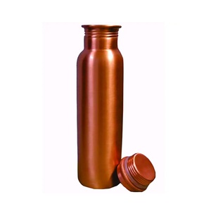 Botella de Almacenamiento de Agua de Cobre Puro al por Mayor, Ayuda a Equilibrar los Niveles de pH del Agua, con Acabado Liso, Apta para Uso Diario en el Hogar - Product Image 2