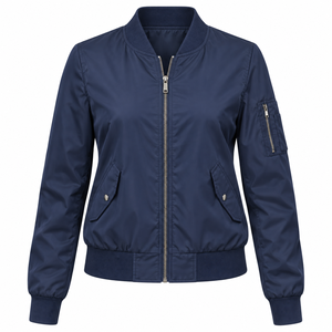 Chaqueta Bomber Acolchada para Mujer, Diseño Personalizado, Servicio OEM, Material Transpirable y Cómodo, Superventas 2026 - Product Image 4