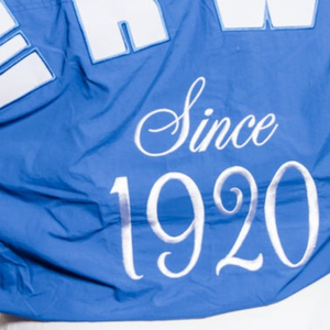 Chaqueta cortavientos reversible Zeta Phi Beta Sorority para mujer, azul, con letras griegas, ligera, talla estándar, con cremallera. - Product Image 6