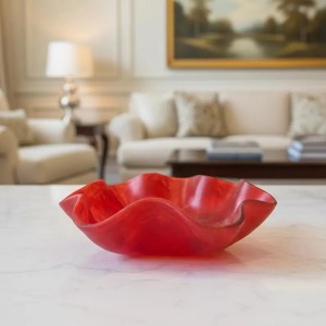 Bol à fruits en résine fait main et support décoratif moderne pour fruits secs, pour la décoration de la maison et les fêtes, en provenance d'Inde - Product Image 2