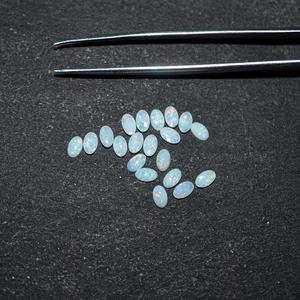 7x9mm naturel australien opale ovale Cabochons pierres semi-précieuses bijoux en gros Premium opale de feu pierres précieuses du fabricant - Product Image 1