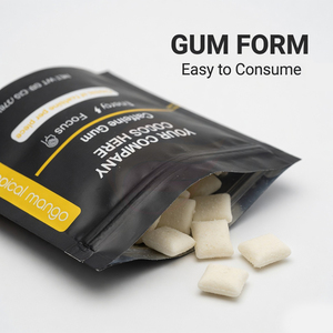 OEM Private Label Caffeine Energy <b>Gum</b> with Long Lasting Fresh Mint Flavor - Product Image 2