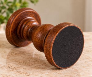 Support de bougie cylindrique en bois pour décoration intérieure, style ferme, sans fumée, grand porte-bougie pour table à manger, Noël - Product Image 3