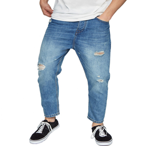 New Latest Design Casual <b>Jeans</b> for <b>Men</b> Best Quality Breathable Plus Sized Pockets 100% Cotton Acid Wash Waterproof OEM Serviced - Product Image 2