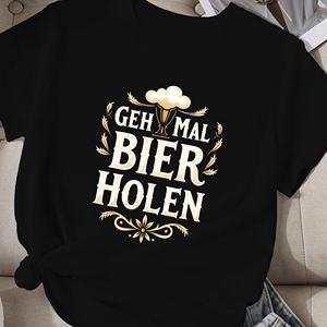 Camiseta cómoda para mujer Phrase Deutsch Get Beer design - Product Image 1
