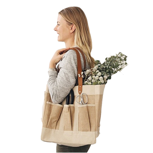 Bolsa de Almacenamiento de Yute de Gran Capacidad con Cierre de Cremallera para Viajes y Soluciones de Almacenamiento en el Hogar - Product Image 4