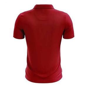 Camisetas Polo Rojas de Manga Corta para Hombre al por Mayor, Alta Calidad, 100% Algodón, Técnica Bordada, Transpirables, Tejido Liso - Product Image 2