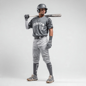 Uniforme de Béisbol Personalizado para Hombre, Negro y Dorado con Logotipo Y Impreso, 100% Poliéster, Absorbente de Humedad, Antibacteriano, Manga Corta, Corte Regular - Product Image 4