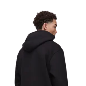 Sweat-shirt à capuche ample pour homme, col montant, capuche croisée, poche kangourou, style moderne et décontracté, vente en gros - Product Image 4