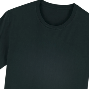 Camiseta Negra Lisa Premium, Impresión de Logotipo Personalizado, OEM al por Mayor, Unisex, Algodón Suave, Ropa de Alta Calidad, Fabricante Mayorista - Product Image 2