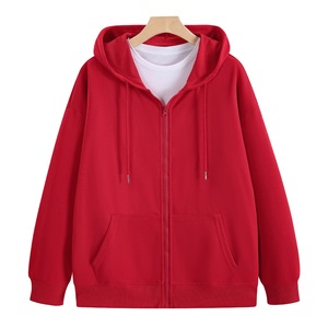 Women's Hooded <b>Zip</b>-<b>Up</b> Breathable Lined Casual Sweatshirt Color Blocking Oversized Knitted Polyester Pullover Pockets Autumn Wear - Product Image 5