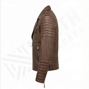 Veste de moto en cuir véritable pour homme de qualité supérieure, nouvelle arrivée, vestes de moto d'hiver, protections amovibles, personnalisables - Product Image 3