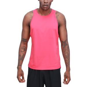 Nouveau débardeur de sport formel pour homme, sans manches, respirant, à séchage rapide, en polyester tricoté, col rond, pour musculation, fitness et course à pied - Product Image 3