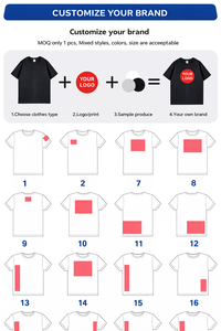 Camiseta de Algodón para Hombre con Logotipo Personalizado, de Alta Calidad, Estilo Urbano, con Pedrería, Corte Cuadrado y Manga Corta - Product Image 6