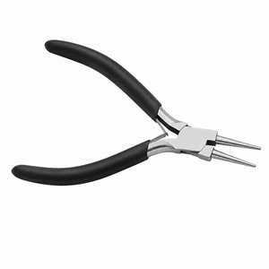 Pince à sertir en acier inoxydable à bout rond de haute qualité avec options personnalisables pour la réparation artisanale DIY - Product Image 1
