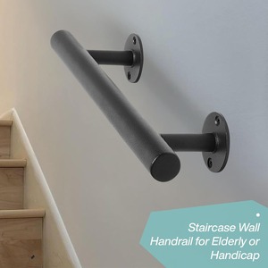 Poignées de meuble minimalistes en métal noir, quincaillerie durable pour portes et tiroirs, tirants de tiroir élégants en fer minimaliste - Product Image 6