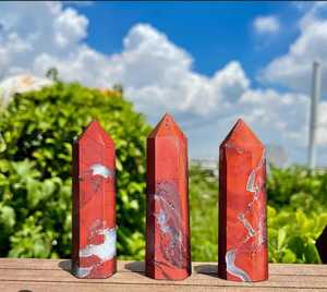 หินคริสตัลแจสเปอร์สีแดงธรรมชาติแท้ หินบำบัด หินอัญมณีแจสเปอร์สีแดงแท้ หินคริสตัลแจสเปอร์สีแดงธรรมชาติ - Product Image 3
