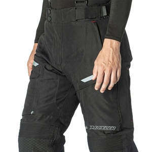 Pantalon textile pour moto conçu pour la sécurité du motard avec tissu résistant aux abrasions et protection CE niveau 1 - Product Image 2