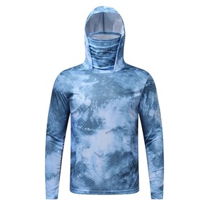 New Design Sublimation Waterproof Breathable Quick Dry UPF 50+ Fishing Clothing Unisex <b>Lightweight</b> Shirts Long Sleeve <b>Hoodie</b> - Product Image 5