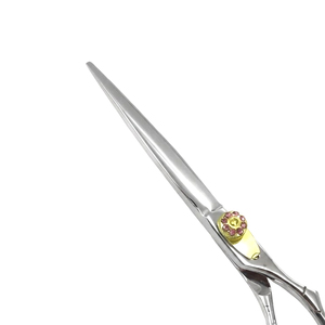 Ciseaux de coiffure professionnels en gros, acier inoxydable, ergonomiques, pour barbier et salon, marque privée OEM - Product Image 5