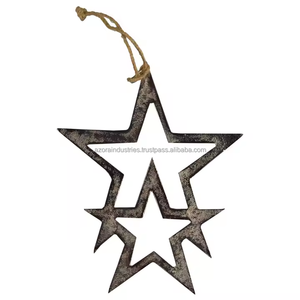 Suspension en aluminium en forme d'étoile pour la décoration de la maison et de Noël. - Product Image 5