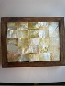 High Quality Rectangle Flat Mother of Pearl 6MM Square Loose Gemstone for Natural Seashell Crafts Wall hanging Decoration gift - Product Image 4