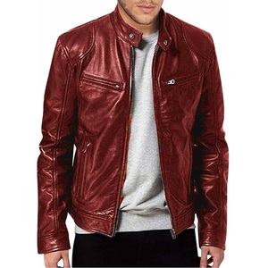 New Trending Style Comfortable <b>Men's</b> Fashion <b>Leather</b> <b>Jacket</b> Breathable Manufacturers <b>Men</b> <b>Leather</b> <b>jacket</b> for <b>men</b> - Product Image 5