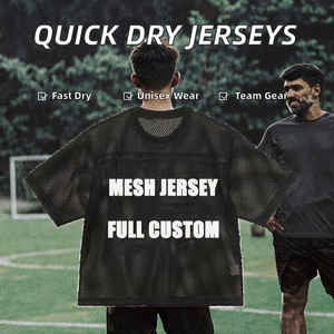 Printed Polyester Sports Jerseys with Silk Screen Design Custom Made Sports Mesh Jersey OEM Logo Outdoor Fashion Jersey - Product Image 3