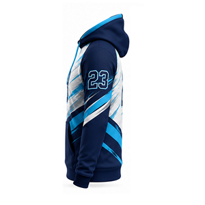 ผู้ผลิต OEM เสื้อฮู้ดดี้กีฬาแบบซับลิเมชั่นสำหรับผู้ชาย พิมพ์ลายตามสั่ง เสื้อผ้ากีฬาสำหรับฝึกซ้อมในยิม เสื้อทีมเวียร์แบบสวมหัว มีฮู้ด สั่งทำได้ - Product Image 2