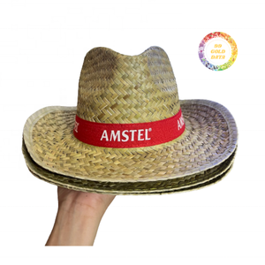 Manufacture Price Multicolor Seagrass Cowboy <b>Hat</b> /Custom Logo Brand Handicraft Unisex Fishing Casual <b>Wedding</b> Party - Product Image 1