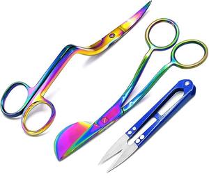 Tijeras con mango curvado doblemente doblado tipo pico de pato, aprobadas por ISO, para bordado, manualidades y arte textil, de 6 pulgadas. - Product Image 4