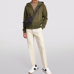 Mens Winter <b>Pullover</b> Hoodie <b>Jumper</b> Jacket Green Eco-Friendly Windproof Sports and Fitness Sweatshirt Fleece Hooded Coat - Product Image 3