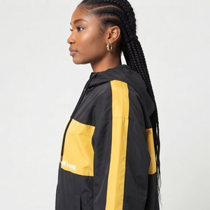 Ensemble survêtement coupe-vent personnalisé pour femme – Veste et pantalon imperméables en nylon léger – Vente en gros - Product Image 6