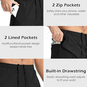 Shorts pour hommes très demandés, séchage rapide, respirants, qualité supérieure, en vente en gros, shorts d'entraînement pour hommes - Product Image 5