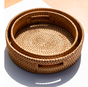 Hecho de Ratán Natural, Juego de Cena Real y Accesorio Decorativo de Lujo para el Hogar, Logotipo Personalizado, 2 Piezas con Precio al por Mayor - Product Image 1