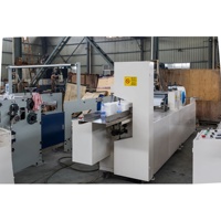Machine à plier le papier pour carton mural haute vitesse, pliage de serviettes, certifiée CE, 700 feuilles/min