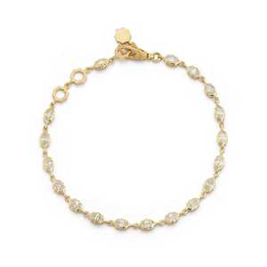 14K <b>Solid</b> Gold Marquise Lab Grown Diamond Tennis <b>Bracelet</b> 1.26 Carat Prong Set IGI Certified Adjustable 7 Inches Layering - Product Image 1