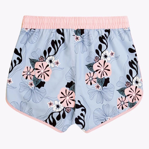 Short de bain pour homme à imprimé à carreaux, imperméable, séchage rapide, taille mi-haute, cordon de serrage, en polyester et coton tricoté - Product Image 4