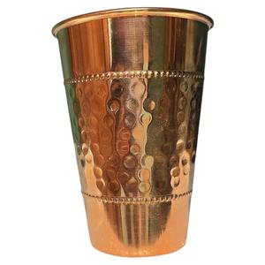 Ensemble de 6 verres à boire en cuivre martelé, gobelets coniques en cuivre pour l'eau, les jus, la maison, les restaurants et les hôtels - Product Image 6