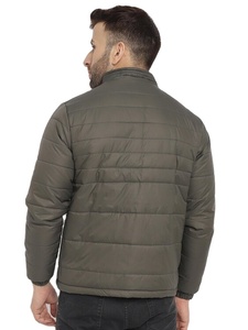 Recién llegado, chaqueta acolchada impermeable para hombre, chaqueta de invierno personalizada de fabricantes en blanco de talla grande estilo informal al por mayor - Product Image 5