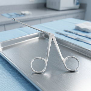 Micro Alligator Forceps 3.5 Inches Serrated Manual ENT Instruments CE Certified Class I Surgical Tool - Product Image 2