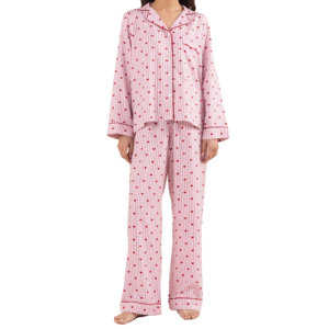 Conjunto de Pijama Moderno y Encantador para Mujer, Ropa de Dormir Cómoda y Suave, Traje de Dormir al por Mayor, Estampado Digital Personalizado, Traje de Verano - Product Image 1