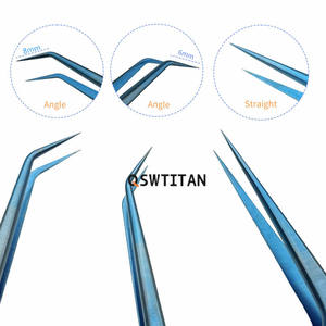 Pinces électroniques pour greffe de cheveux, pinces d'implantation droites en titane, pinces angulaires par Dentavex - Product Image 6