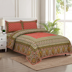 Hermosa Funda de Cama de Algodón con Estampado de Avatar, Hecha a Mano en India, Ropa de Cama Boho - Product Image 3