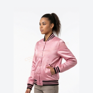 Chaqueta Varsity de Lona Estampada para Mujer, al Por Mayor, de Alta Calidad, al Mejor Precio, Transpirable, Cómoda, Moderna, Ajustable, de Algodón - Product Image 3