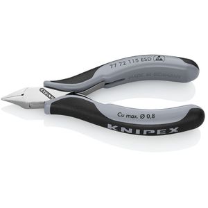 KNIPEX 77 72 115 Coupe-fil électronique ESD à poignées multi-composants 115 mm - Product Image 2