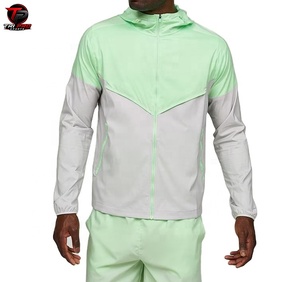 Conjunto Deportivo Personalizado, Chaqueta Cortavientos de Nailon y Pantalones Cortos, Conjunto de Dos Piezas para Hombre, Ropa Deportiva Urbana - Product Image 3